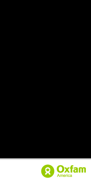 Oxfam America banner
